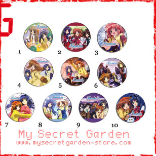Kanon カノン Anime Pinback Button Badge Set 1a or 1b ( or Hair Ties / 4.4 cm Badge / Magnet / Keychain Set )